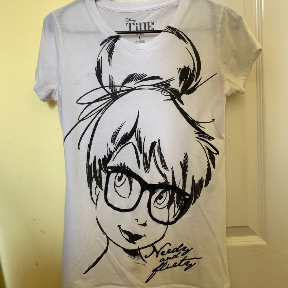 Disney Tinkerbell with Glasses Shirt